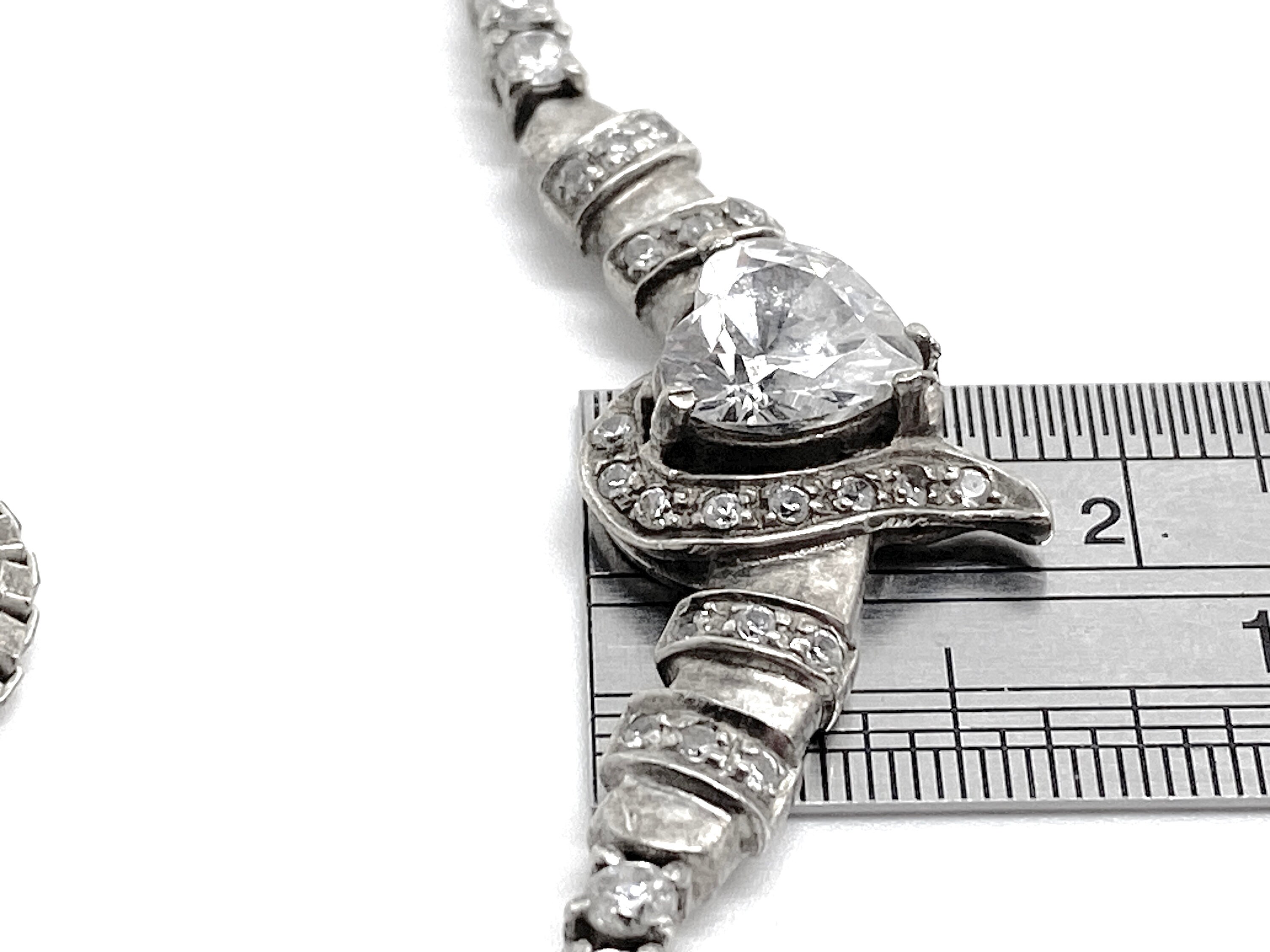 ◆STONEHENgE◆ Silver Heart Cubic Necklace SC24D02E 416+laggFxL.jpg