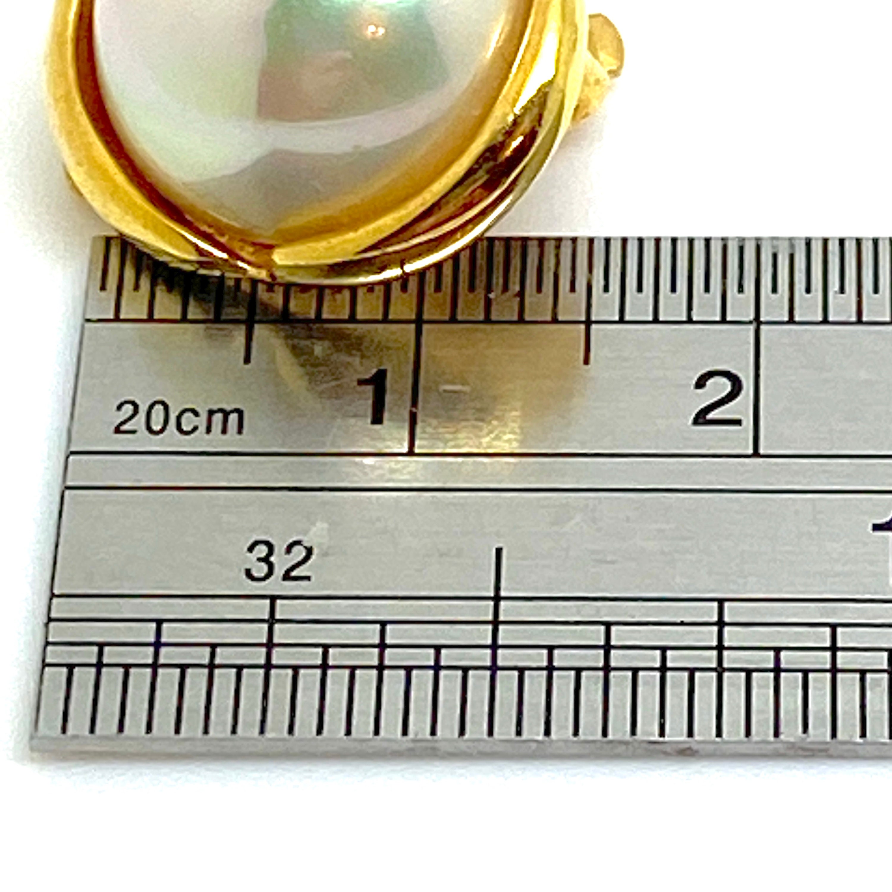 Vintage 1980's Ciro Pearl Clip Earrings - High End Quality