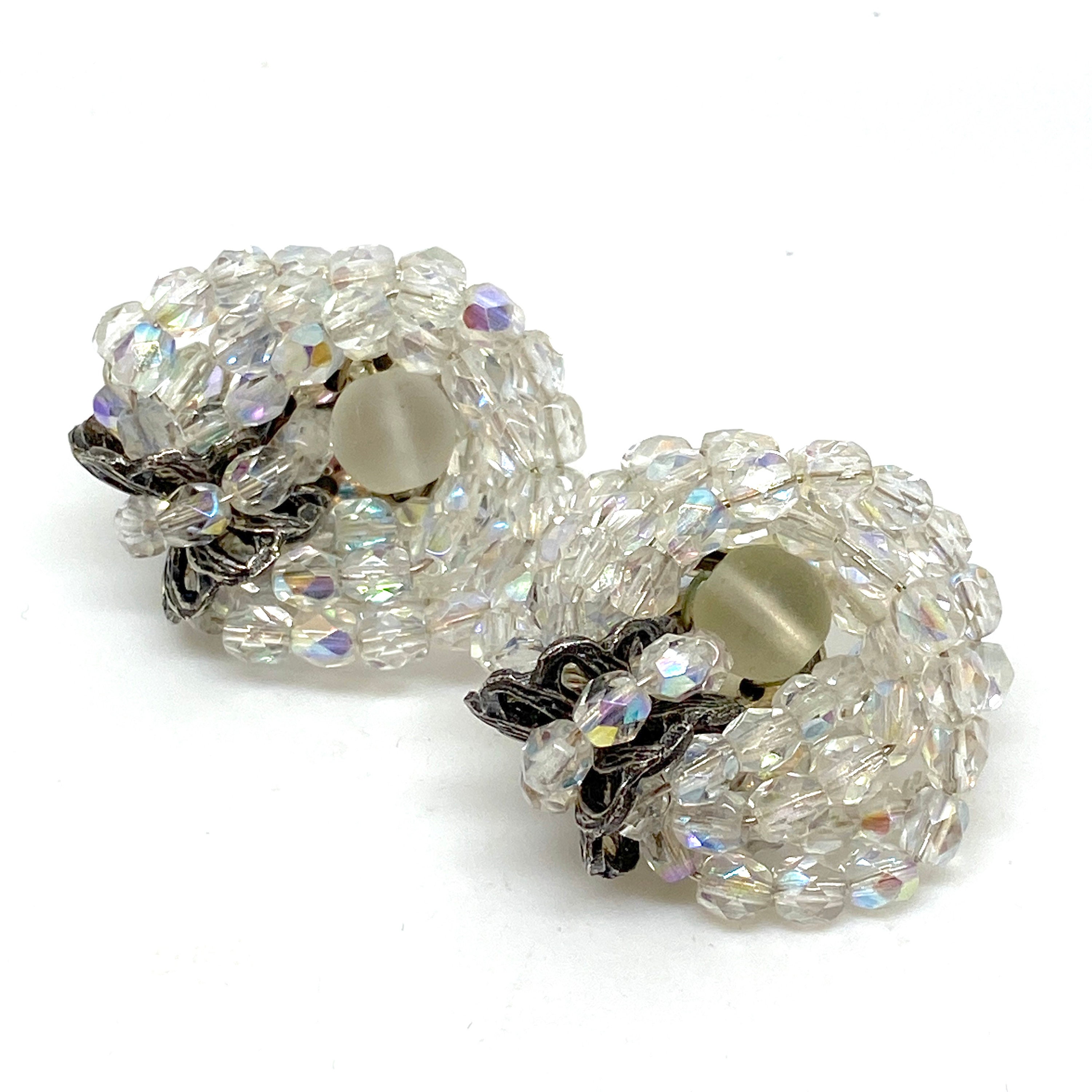 アート・デザイン・音楽 Fashion jewelry made in Italy Designer Margherita Buonanno Italy Beaded Crystal Clip