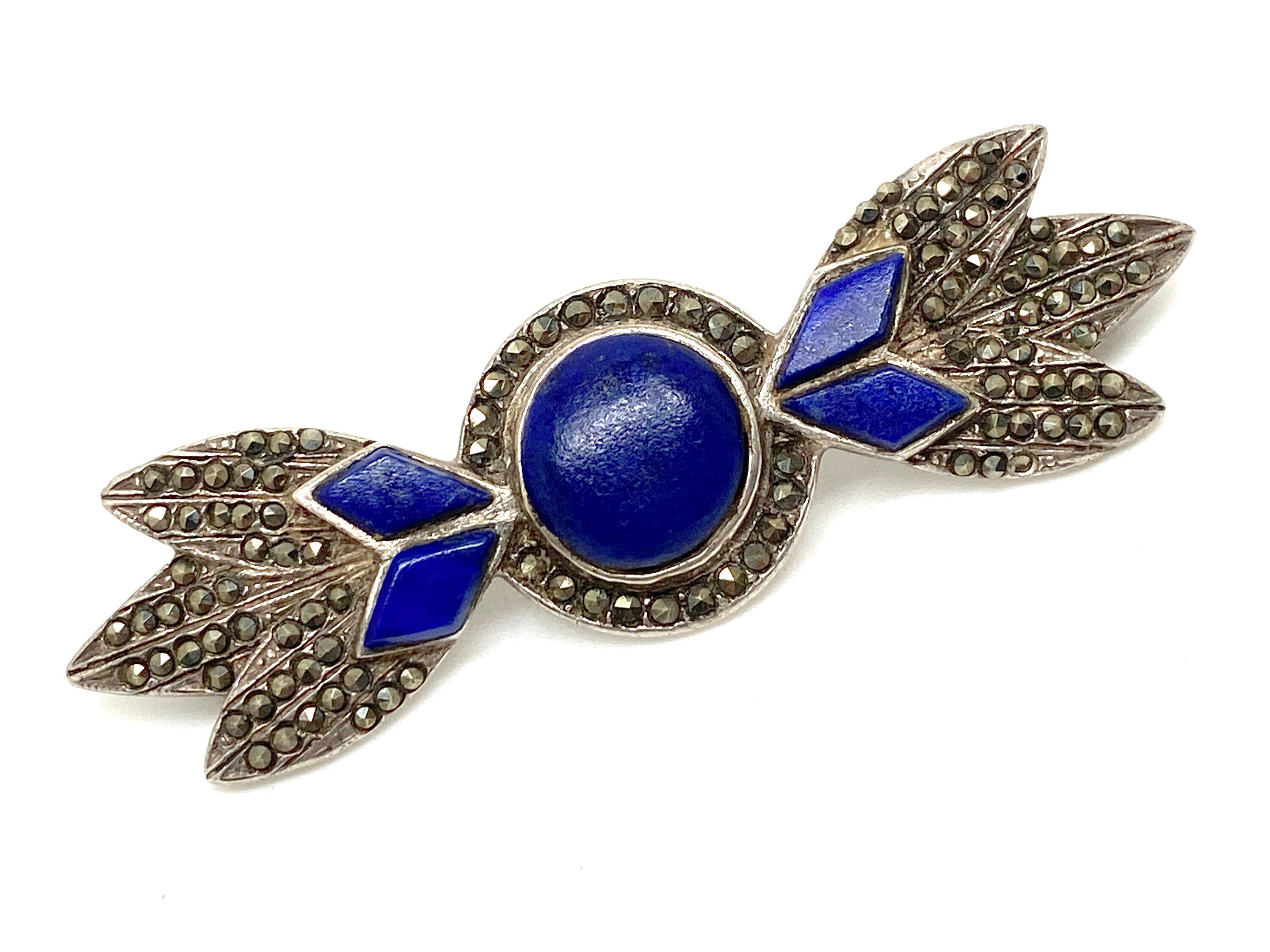 Lapis brooch on sale