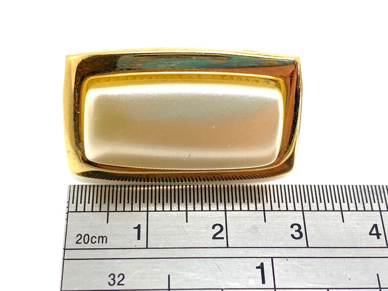 Large Pearl Designer Napier Clip Earrings
