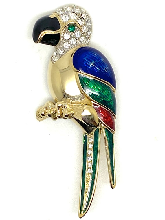 【新品】バカラ　鳥　 オウム 　動物　 置物 　バード オブジェ　クリスタル 新品】バカラ 鳥 オウム 動物 置物 バード オブジェ クリスタル