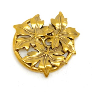Metropolitan Museum of Art New York Exhibition 1986 Leaves Brooch - Historical Ancient  Gift