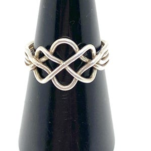 Simple Celtic Knot in Sterling Silver Vintage Ring