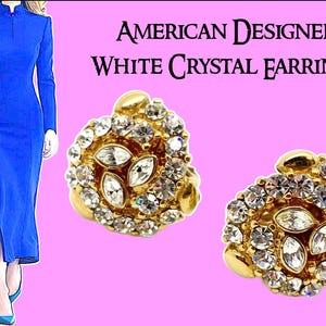 1980s American Designer PEARL Earrings