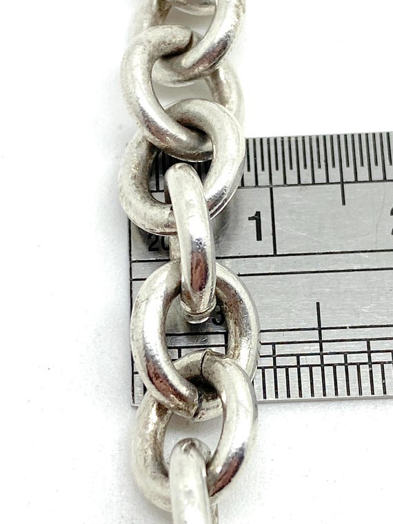 Unique Geometric Triangular Toggle Rolo Chain 925… - image 9