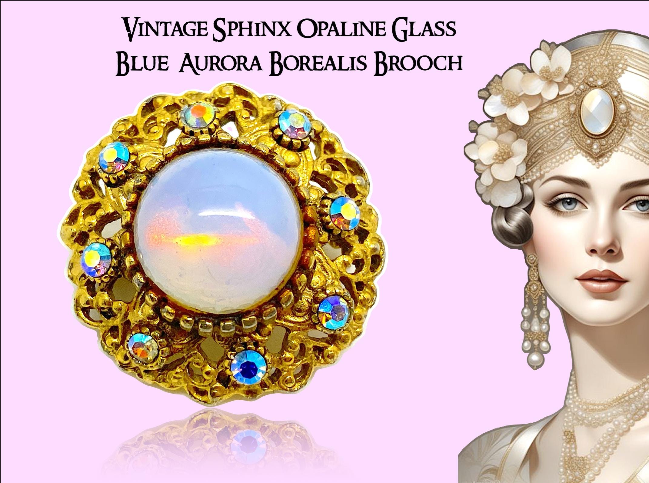 Sphinx Brooch - Etsy