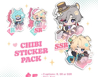 Meowshin Impact  STICKERS - Preorder genshin impact