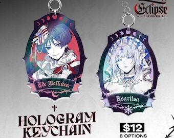 Lunar Eclipse - Genshin Impact Hologram Keychain