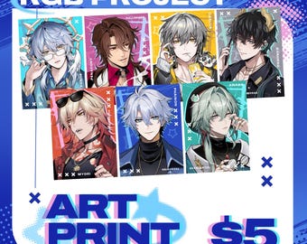 Honkai Star Rail A6 Art Print - Color Theory