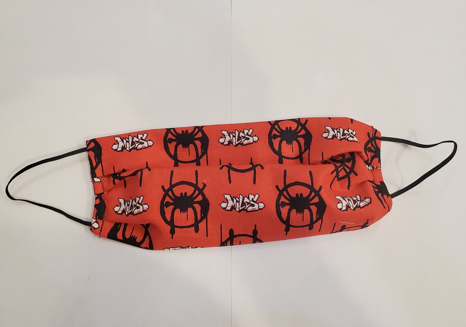 Spider-man Miles Morales Print Face Mask Washable Face Mask - Etsy