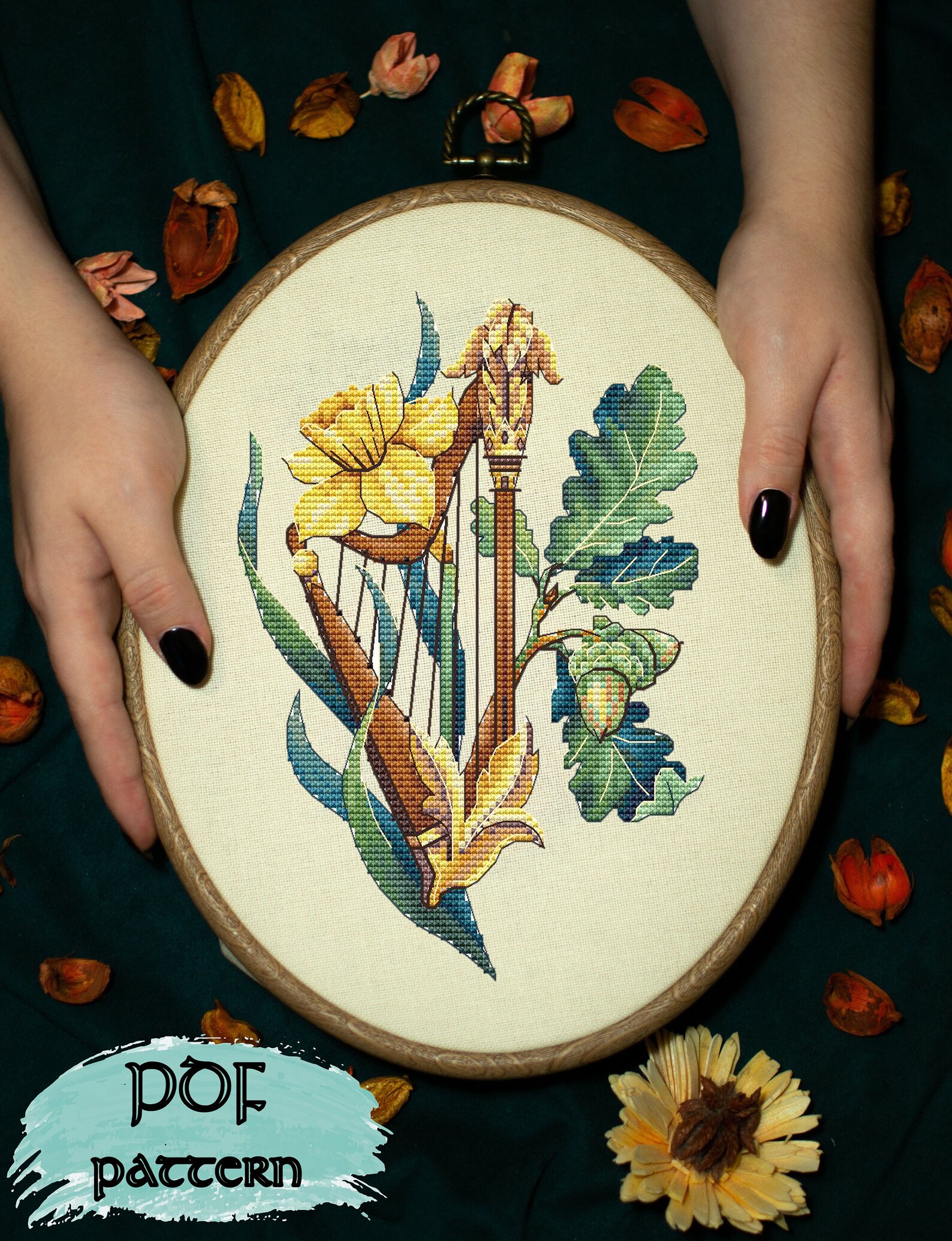 WALES Cross stitch pattern Instant download PDF Celtic Etsy