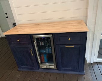 Bar Wine Cabinet Buffet with built-in cooler