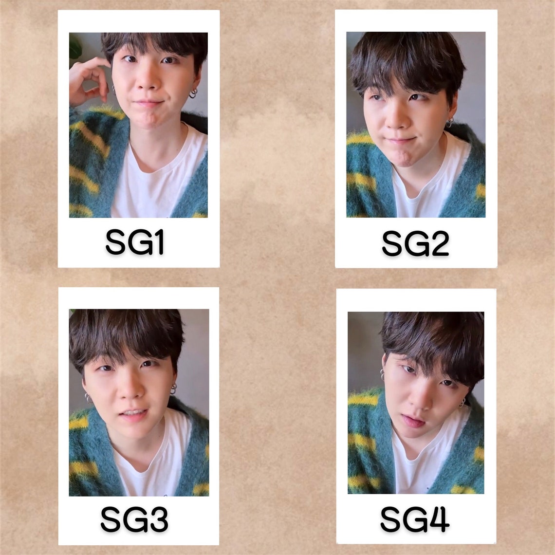 BTS Life Goes On Video Call Polaroid REAL Fujifilm Instax