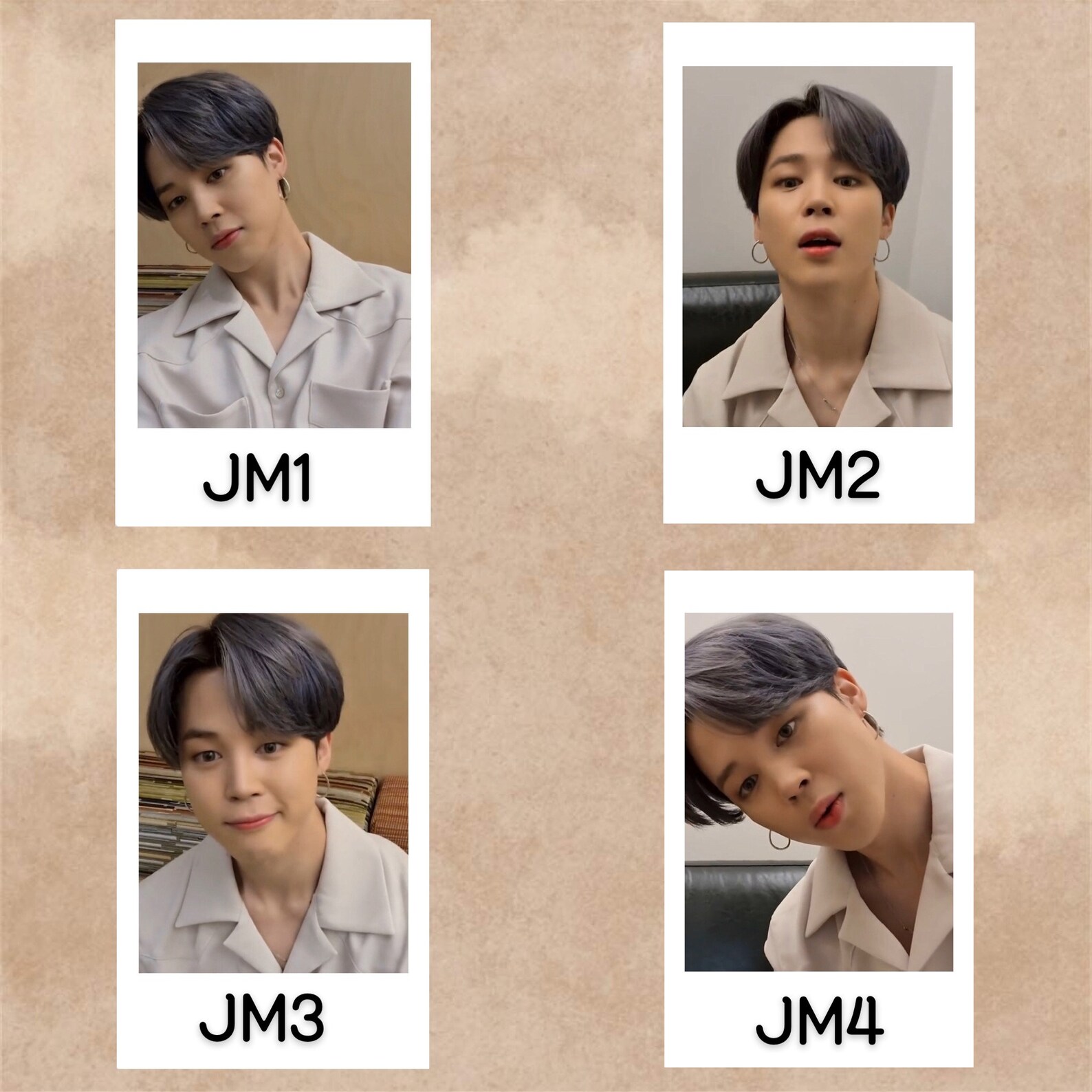 BTS Life Goes On Video Call Polaroid REAL Fujifilm Instax