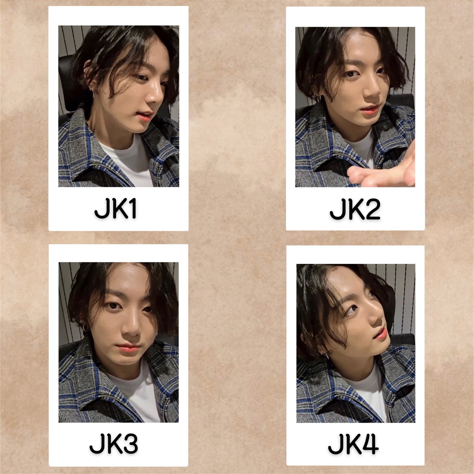 BTS Life Goes On Video Call Polaroid REAL Fujifilm Instax