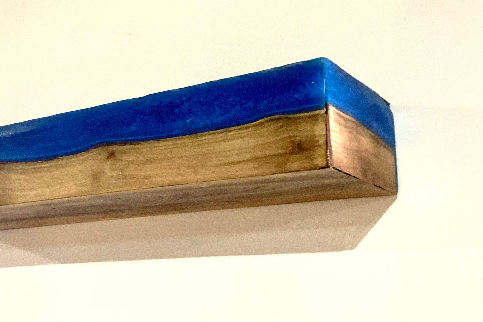 8 Deep Epoxy Resin Floating Shelves Etsy