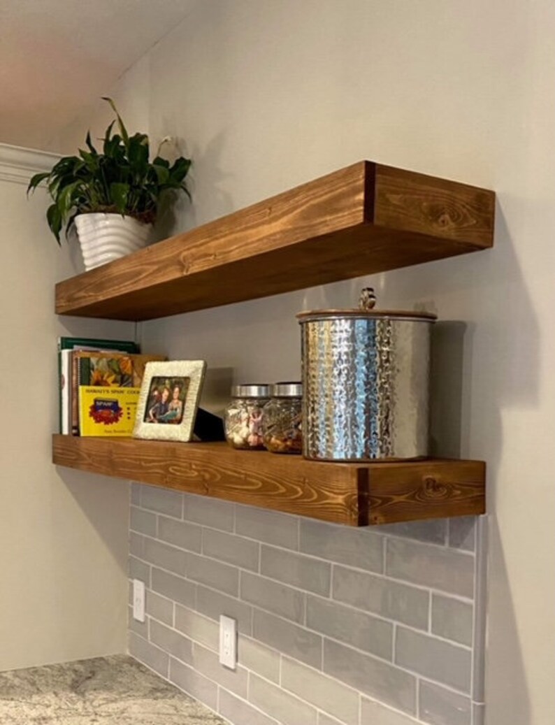10 Deep Floating Shelves Etsy