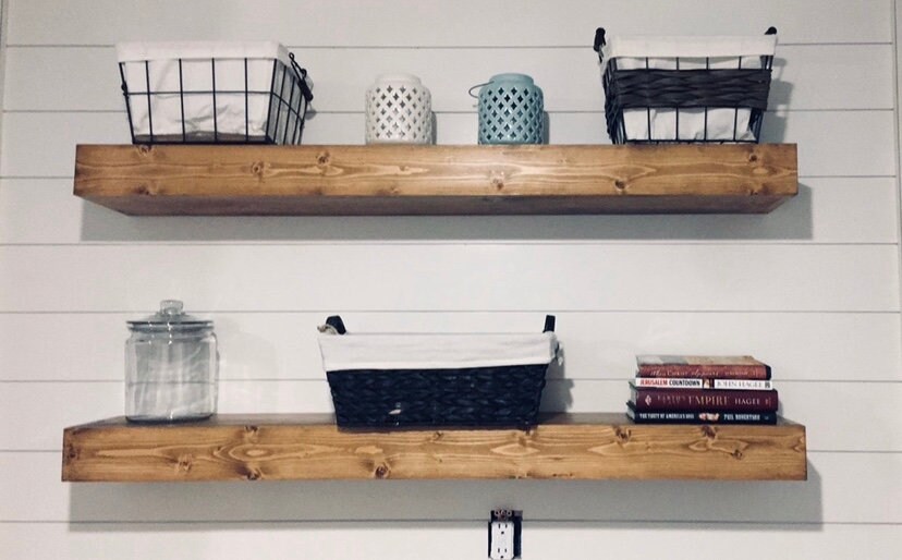 10 Deep Floating Shelves Etsy