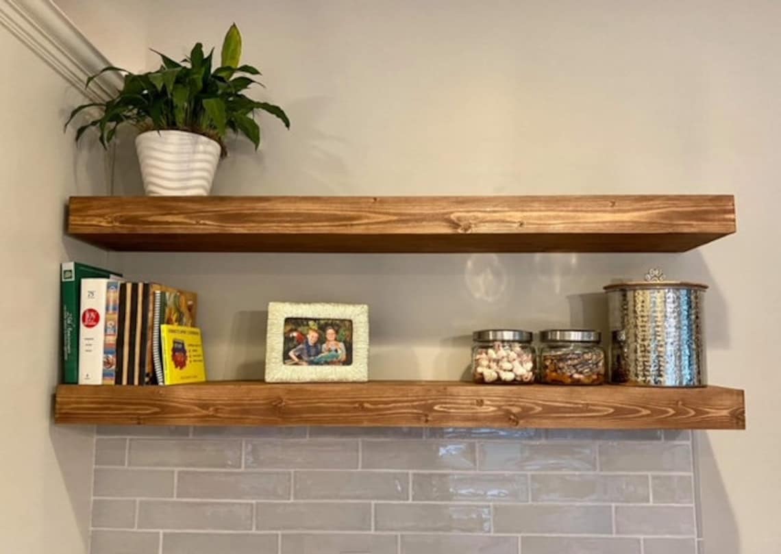 10 Deep Floating Shelves Etsy