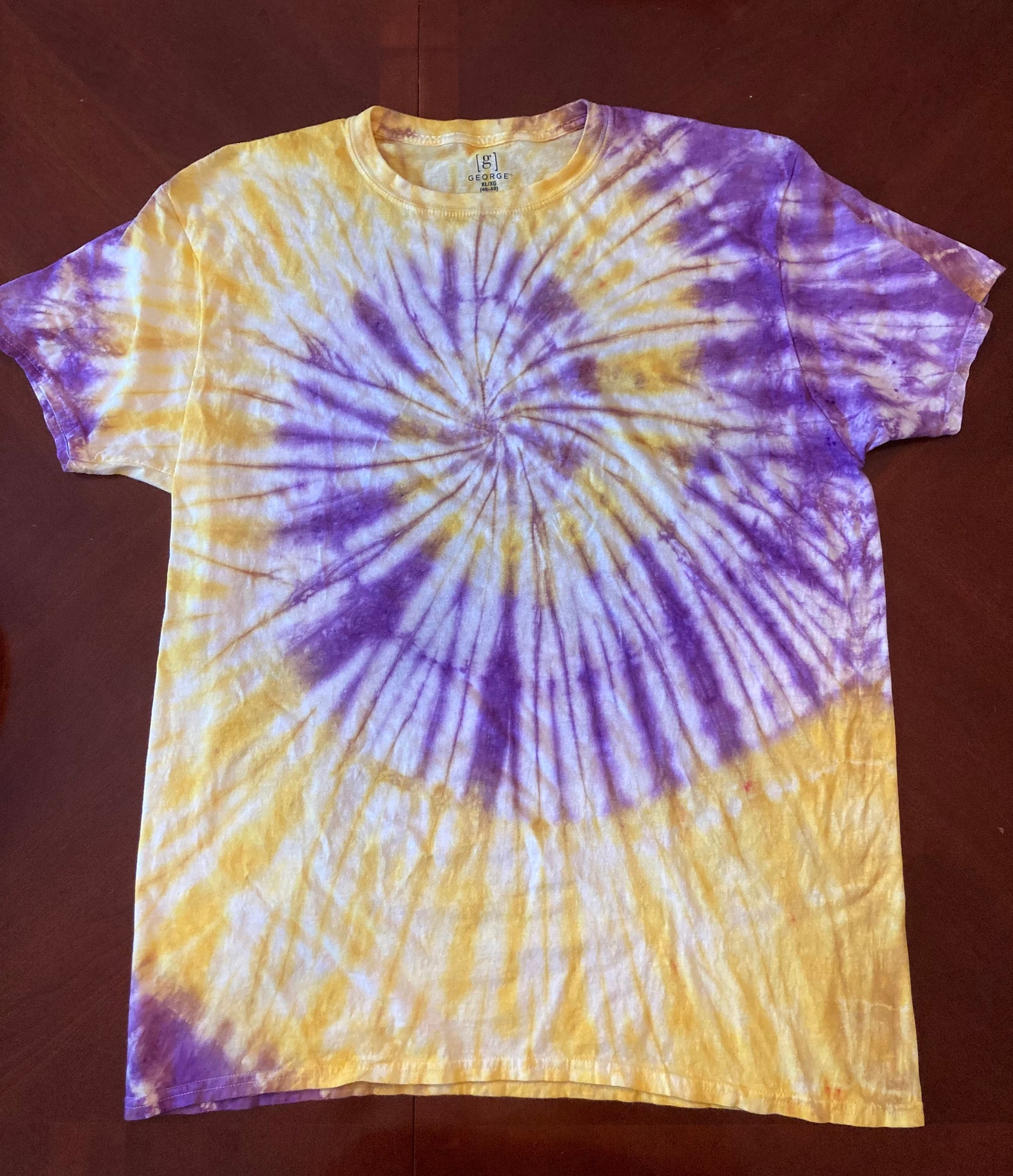 George 100% Cotton XL Tie Dye Crew Neck T-shirt - Etsy