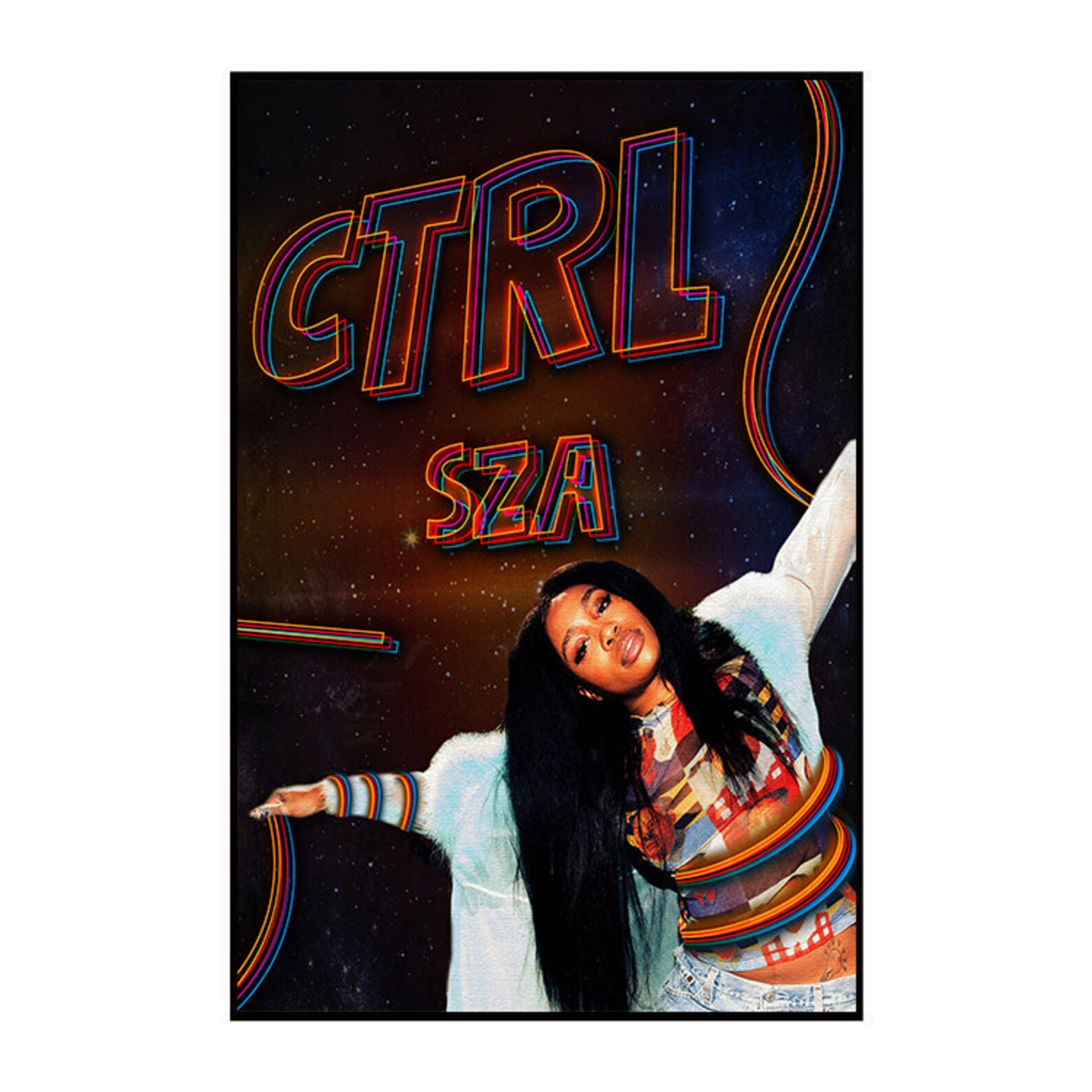 Sza album cover 89 Poster Home Decor Silk Photo Prints Etsy