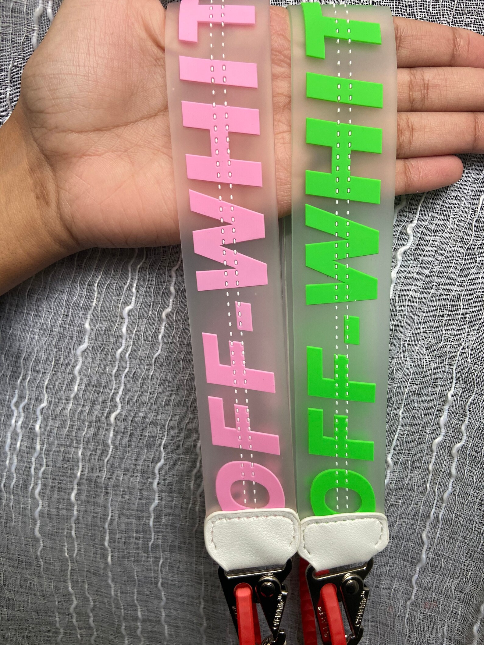 OffWhite Keychain Wristlets & Landyards Etsy