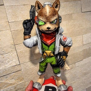 Starfox Figurine - Etsy