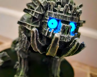 shadow of the colossus CENOBIA statue GLOW in the dark eyes made to order