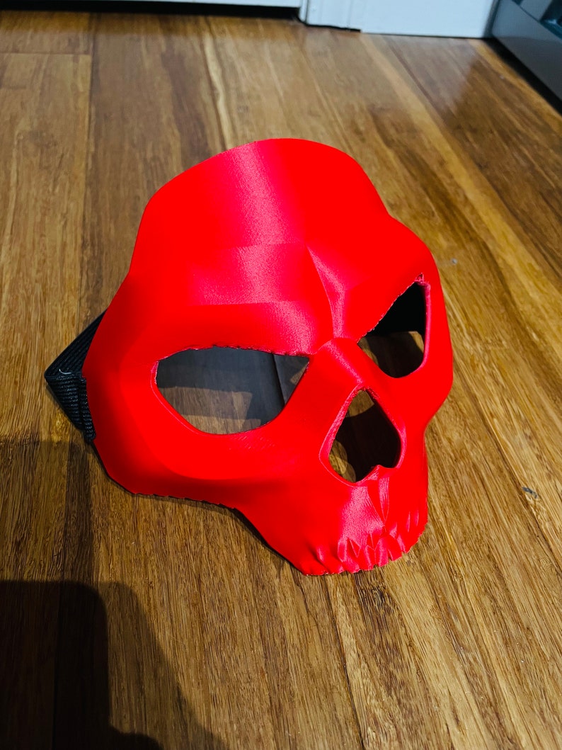 MW2 Soap Skull Mask RED - Etsy