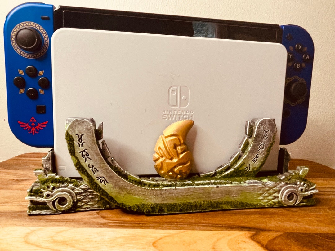Zelda Inspired ZONAI Switch Dock BASE. Handpinted. Made to Order - Etsy
