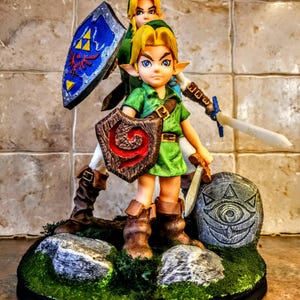 Ocarina del tiempo inspirada en 10&quot; para niños y adultos, enlace hecho a pedido
