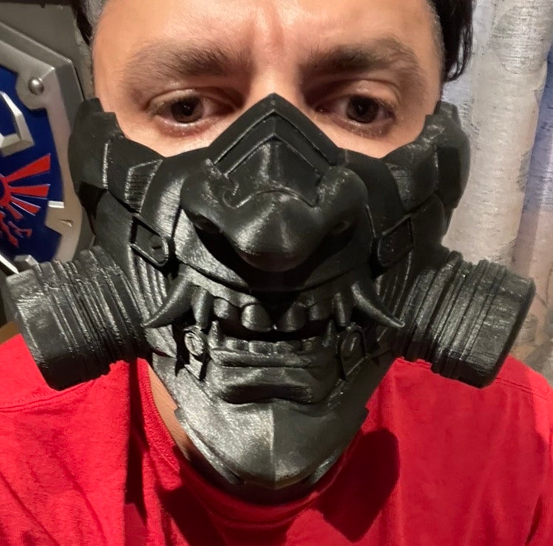 Oni Gas Mask DIY Kit Etsy UK