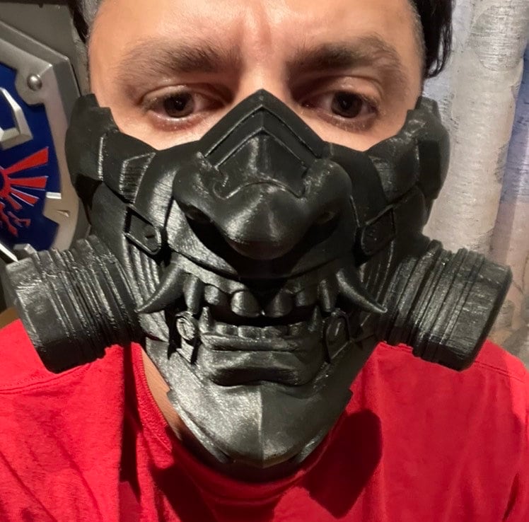 Oni Gas Mask DIY Kit Etsy UK