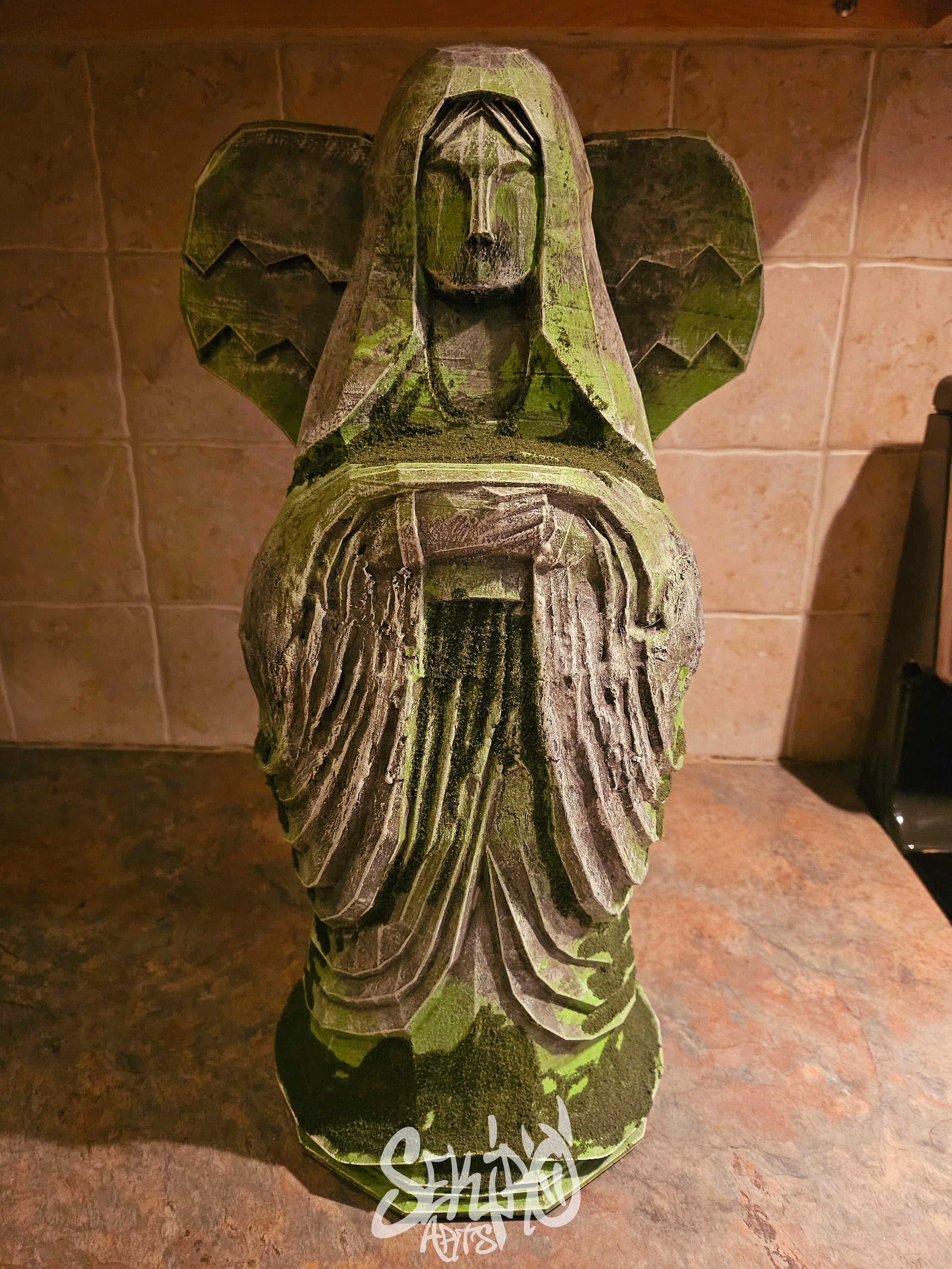 Zelda inspired XL Goddess Statue 17" Tall Handpainted make to order
