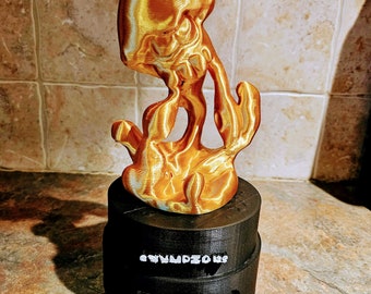 Splatoon inspired championship trophy replica made to order