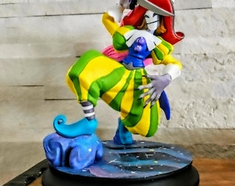 Peten The Dark Clown 8" tall Yu-Gi-Oh inspired statue made to order