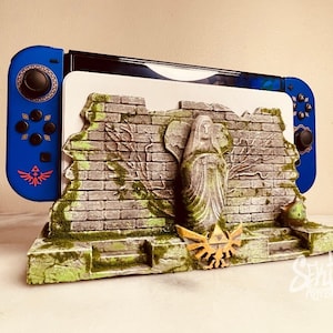 Housse pour station d'accueil pour Switch et S2 inspirée de Zelda. s'adapte à la station d'accueil ORIGINAL ou OLED