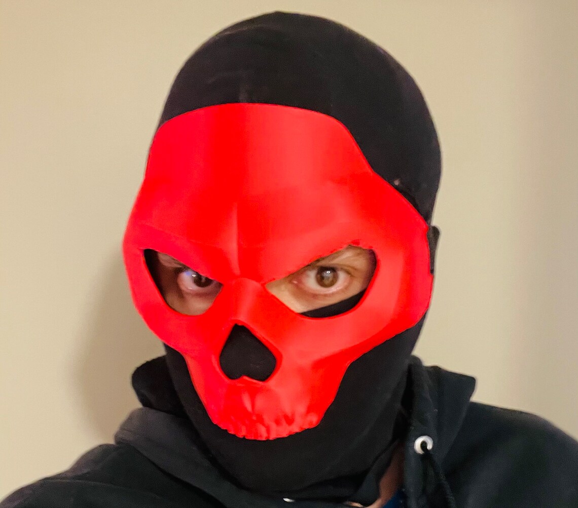 MW2 Soap Skull Mask RED - Etsy Singapore