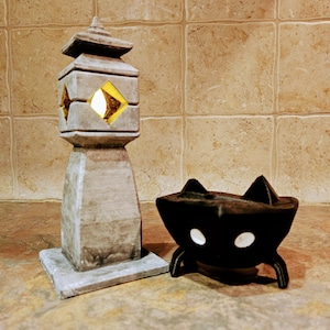 Sky Children of the light inspired LED lamp + crap statue made to order