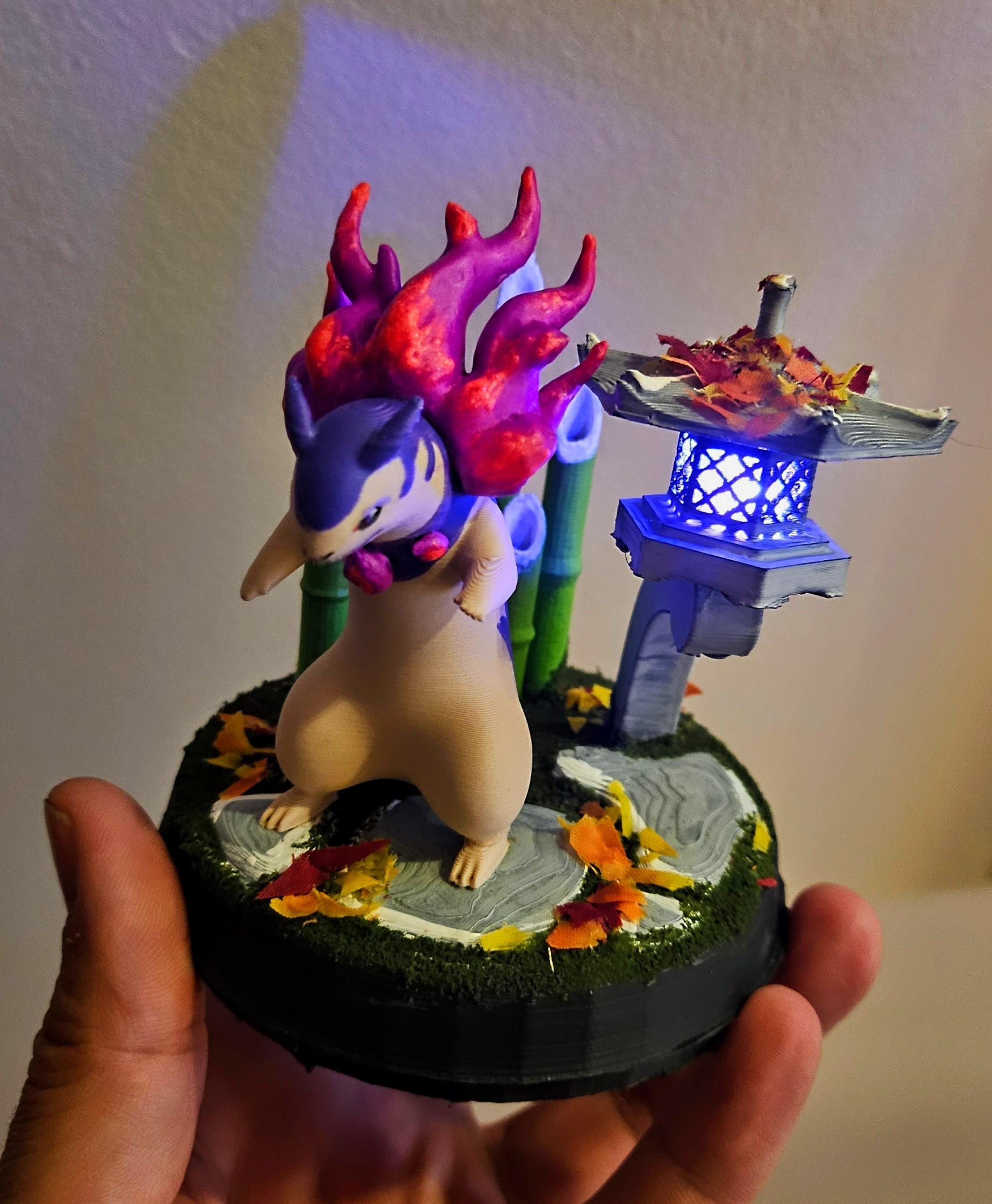 Figurine Typhlosion Pokémon Kawaii 12 Cm En PVC Avec Boîte - Neuf, édition 2023