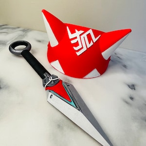 Overwatch 2 inspired Kiriko cosplay Headband & kunai combo made to order