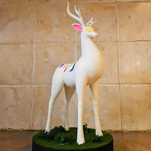 Sky Children of the light inspired nine colored Deer statue made to order