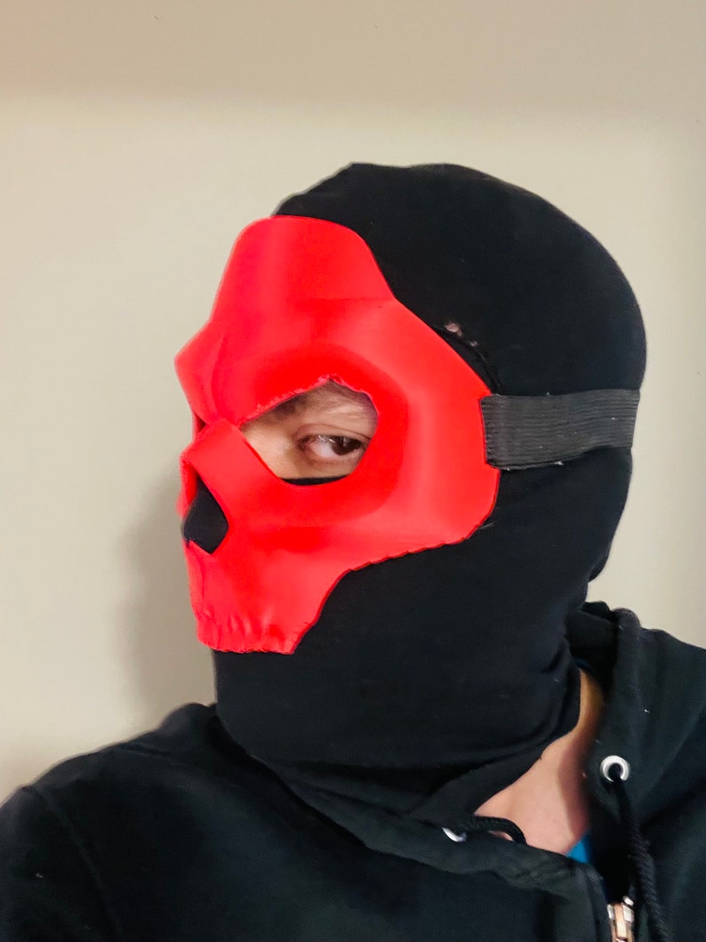 MW2 Soap Skull Mask RED - Etsy