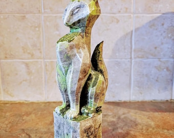 Kena inspurex Fuchs Statue (2 Größen) 8,5 "& 16,5" hoch auswählen auf Bestellung gefertigt