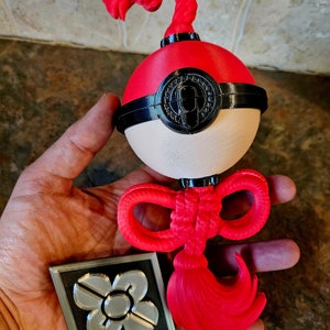 Poké inspired Ancient Legend Ball with Survey Corps pin Cosplay made to order