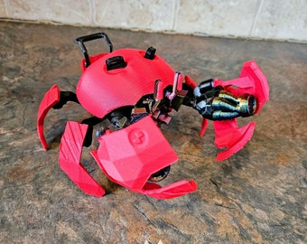 Splatoon inspired Crab Tank figure unpainted kit fully assembled Random color*