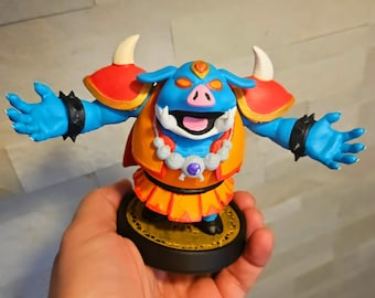 Zelda Echoes of Wisdom inspired Pig Ganon mini statue hand painted made to order