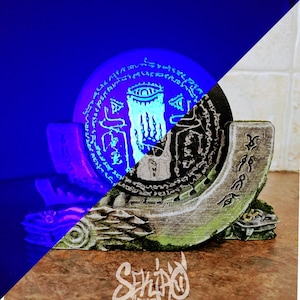 Zelda Tears of the Kingdom inspired ( GLOW in the dark) ZONAI portal statue made to order