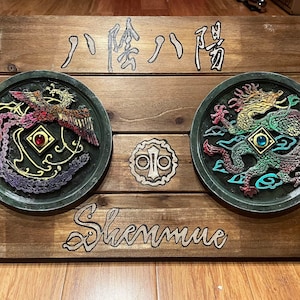Yokosuka Ver. Shenmue mirrors handmade w/ Hazuki Dojo Plank made to order